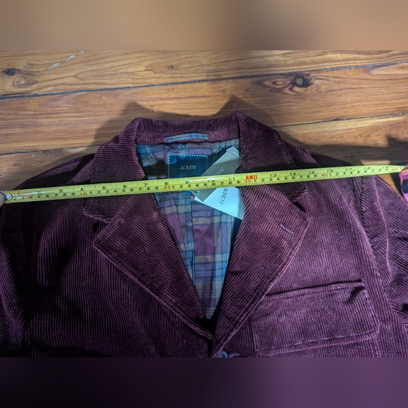 NWT JCrew Flannel-lined chore blazer in Italian cotton corduroy - size 38S - Picture 15 of 16